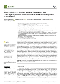 Bryo-Activities: a Review on How Bryophytes Are Contributing to the Arsenal of Natural Bioactive Compounds Against Fungi