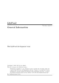 “Manuals” in General Information