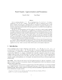 Reeb Graphs: Approximation and Persistence
