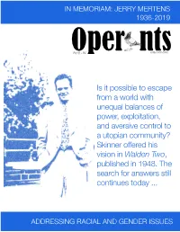 Walden Two, Published in 1948