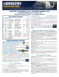 Week 15 Vs. Oakland.Indd