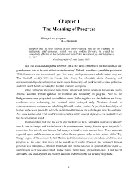 Chapter 1 the Meaning of Progress