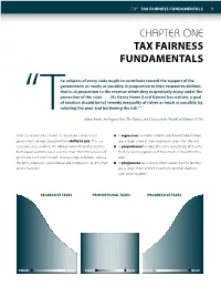 CHAPTER ONE Tax Fairness Fundamentals
