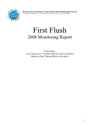 First Flush 2008 Monitoring Report