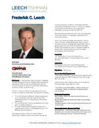 Frederick C. Leech