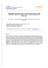 Stratigraphic Simulations of the Shelf of the Gulf of Lions: Testing