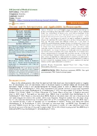 Dreams and Its Interpretation and Applicability in Homoeopathy
