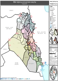 IRAQ - Neighboring Countries and Boder Crossing Map December 2012 Info@Iauiraq.Org