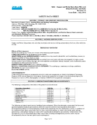 Safety Data Sheet