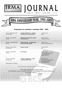 Spring 2005 ISSN 1741-4229