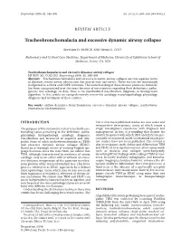 Tracheobronchomalacia and Excessive Dynamic Airway Collapse