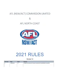 2021 RULES Version 1.0