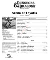 Arena of Thyatis by John Nephew