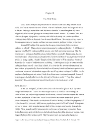 Chapter 18 the Third Wave Island Birds Are Especially Vulnerable To