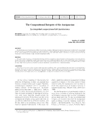 The Compositional Integrity of the Aurignacian