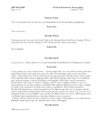 Transcription Page 1 of 20 October 4, 2007