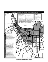 Tsunami Evacuation Map 01 Hilo ‎(Part