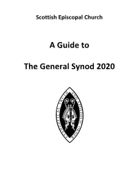 A Guide to the General Synod 2020