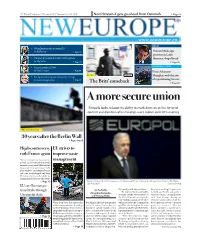 A More Secure Union: Interview by Commissioner Avramopoulos in New Europe, 3/11/2019