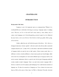 Chapter One Introduction