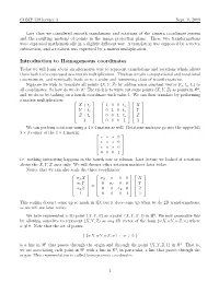Introduction to Homogeneous Coordinates