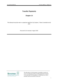 Pensions Manual - Chapter 13