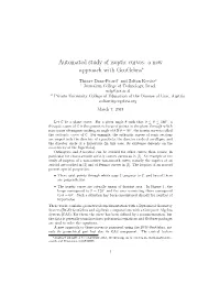 Automated Study of Isoptic Curves: a New Approach with Geogebra∗