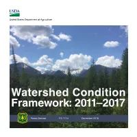 Watershed Condition Framework: 2011-2017