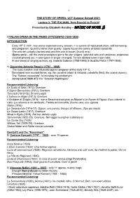 1 the STORY of OPERA: UCT Summer School 2021: Lecture 3