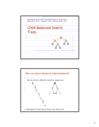 Ch04 Balanced Search Trees