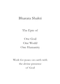 Extracts Bharata Shakti, Canto Five