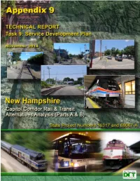 Service Development Plan – November 2014 Table of Contents 1 Project Purpose and Need Summary
