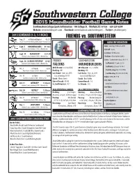 Southwestern Notes