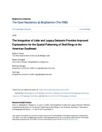 The Integration of Lidar and Legacy Datasets Provides Improved Explanations for the Spatial Patterning of Shell Rings in the American Southeast