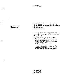 IBM 8100 Information System Bibliography GC20-8100-2