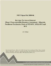 NWT Open File 2008-XX