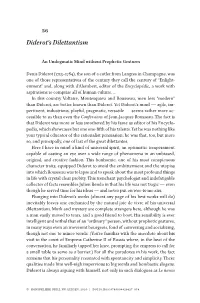56 Diderot's Dilettantism