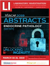 Endocrine Pathology (537-577)