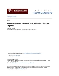 Immigration Policies and the Reduction of Prejudice