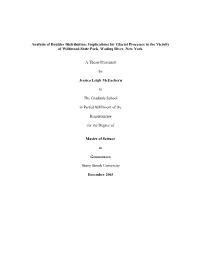 Analysis of Boulder Distribution: Implications for Glacial Processes in the Vicinity of Wildwood State Park, Wading River, New York