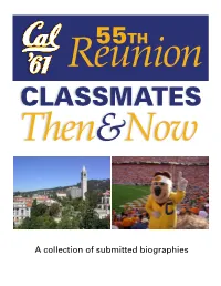 Class of 61 Bios