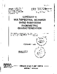 Landsat 4 with Previous Landsats