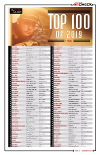 Theyear in MUSIC TOP 100 of 2019
