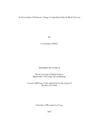 An Examination of Diachronic Change in Anglo-Saxon Barrow Burial Practices