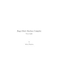 Ragel State Machine Compiler User Guide