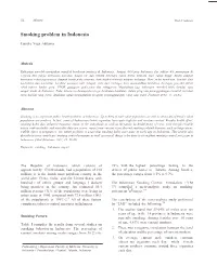 Smoking Problem in Indonesia