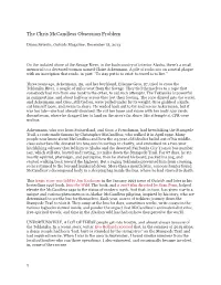 The Chris Mccandless Obsession Problem