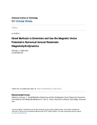 Novel Methods to Determine and Use the Magnetic Vector Potential in Numerical General Relativistic Magnetohydrodynamics