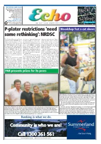 P-Plater Restrictions 'Need Some Rethinking': NRDSC