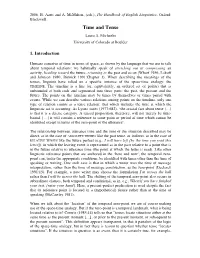 Tense in English: Its Structure and Use in Discourse